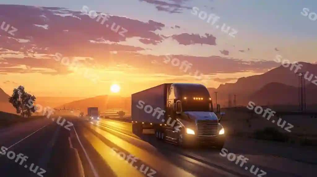 Amerika yuk mashinalari yuk tashish | Truck cargo transportation america