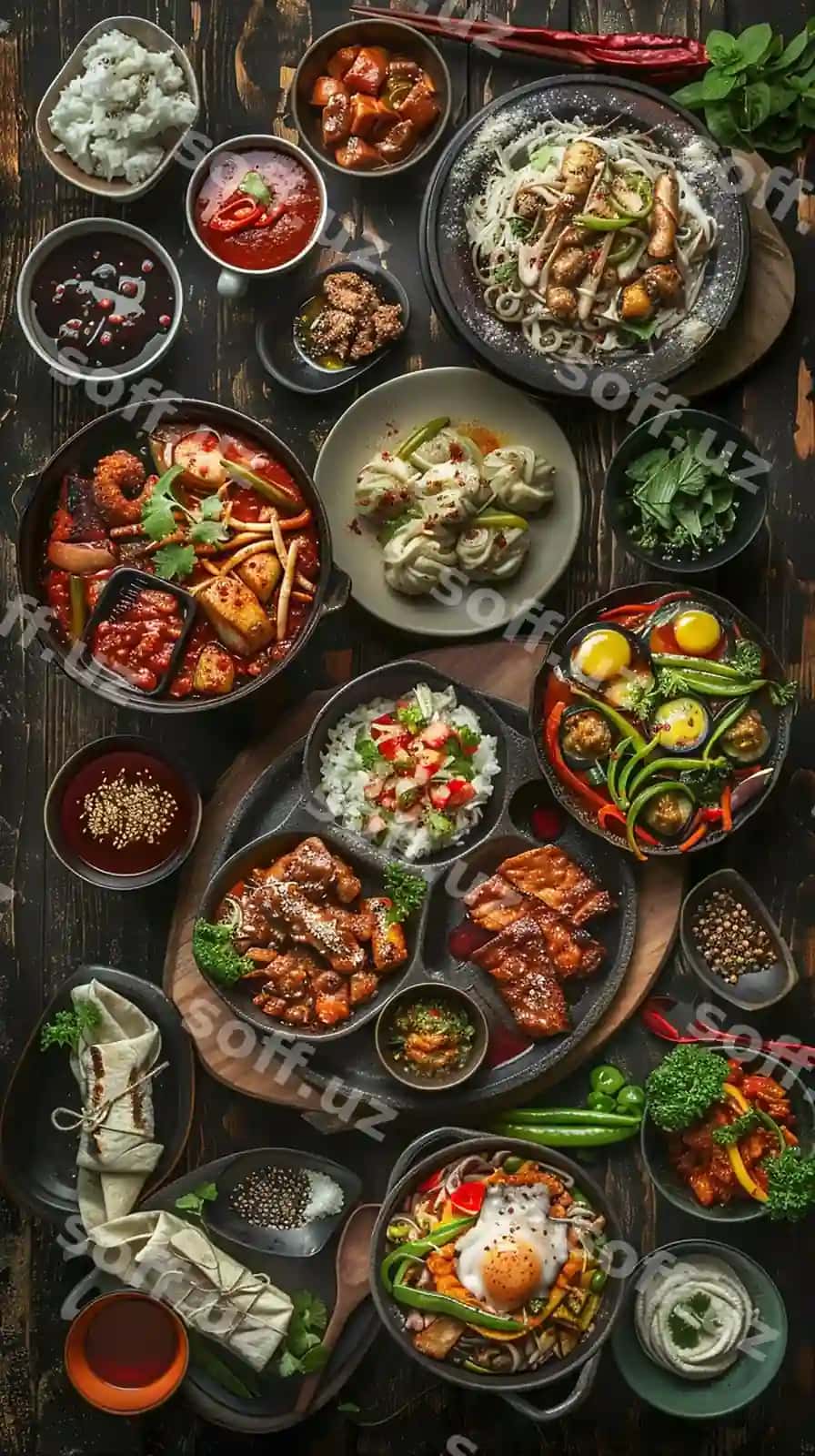 Yorqin madaniy uyg'un oshxona | Vibrant cultural fusion cuisine
