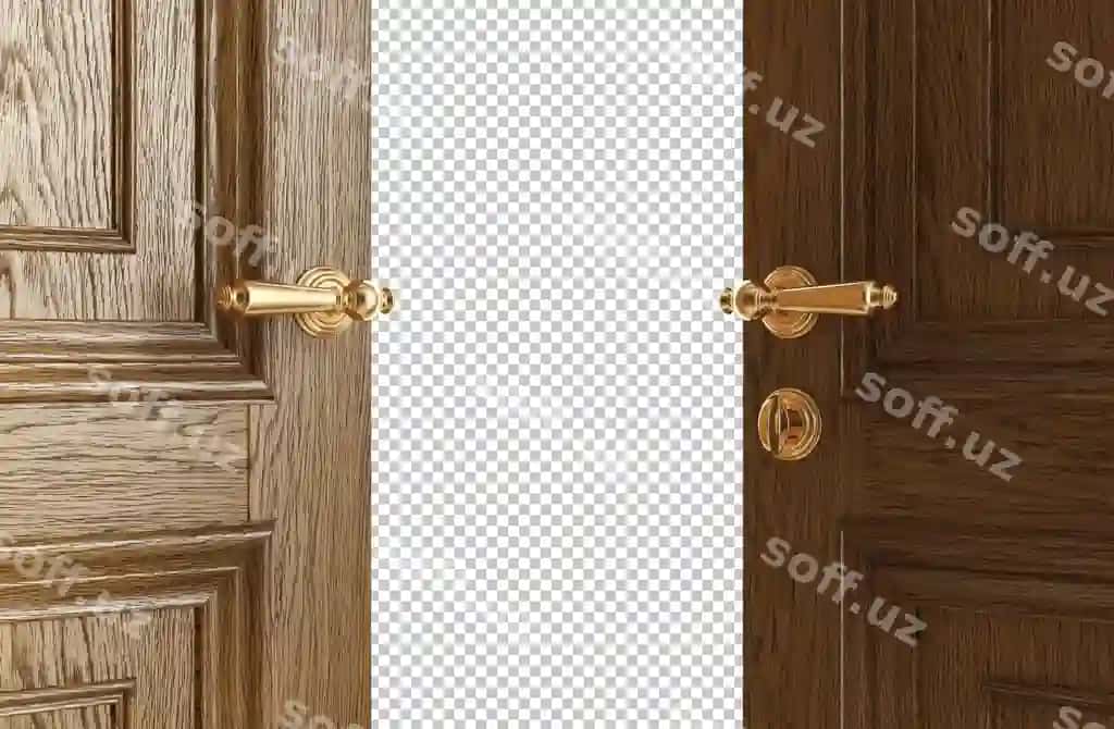 Klassik eshiklarni ochuvchi yorqin nurli izolyatsiyalangan 3D renderlash | Classic doors opening bright light isolated 3d rendering