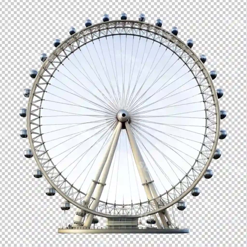 London ko'zi shaffof fon | London eye transparent background