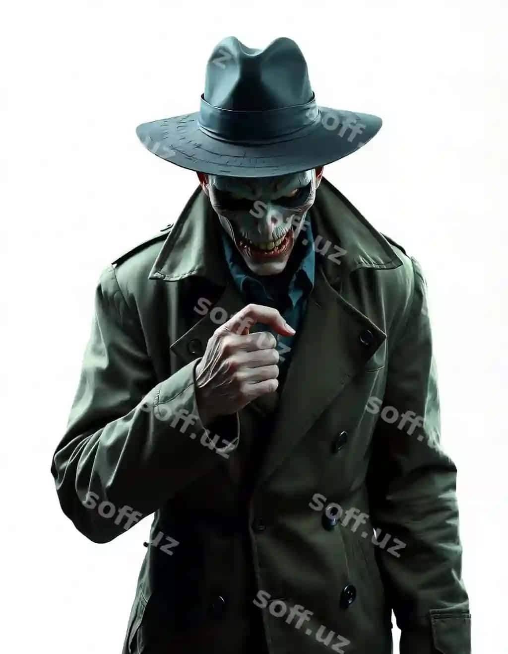 Shlyapa bilan erkak bir narsani ko'rsatmoqda | Man with hat hat pointing something