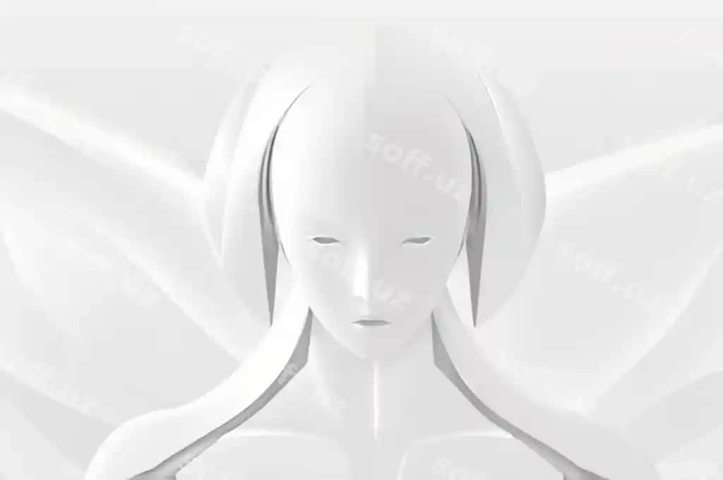 Oq statuya ayolasi oq bosh oq bosh | White sculpture woman with white head white head