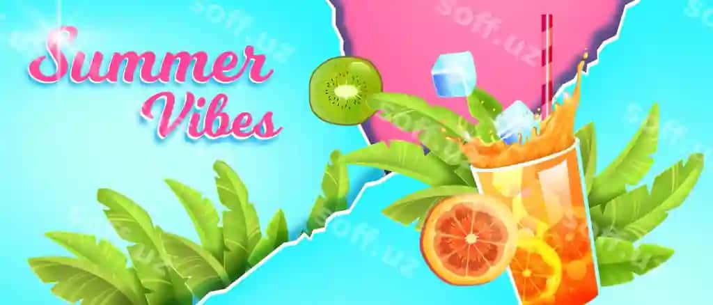 Yozgi mavsum sotuvi bannerining tekis dizayni | Summer season sale banner flat design