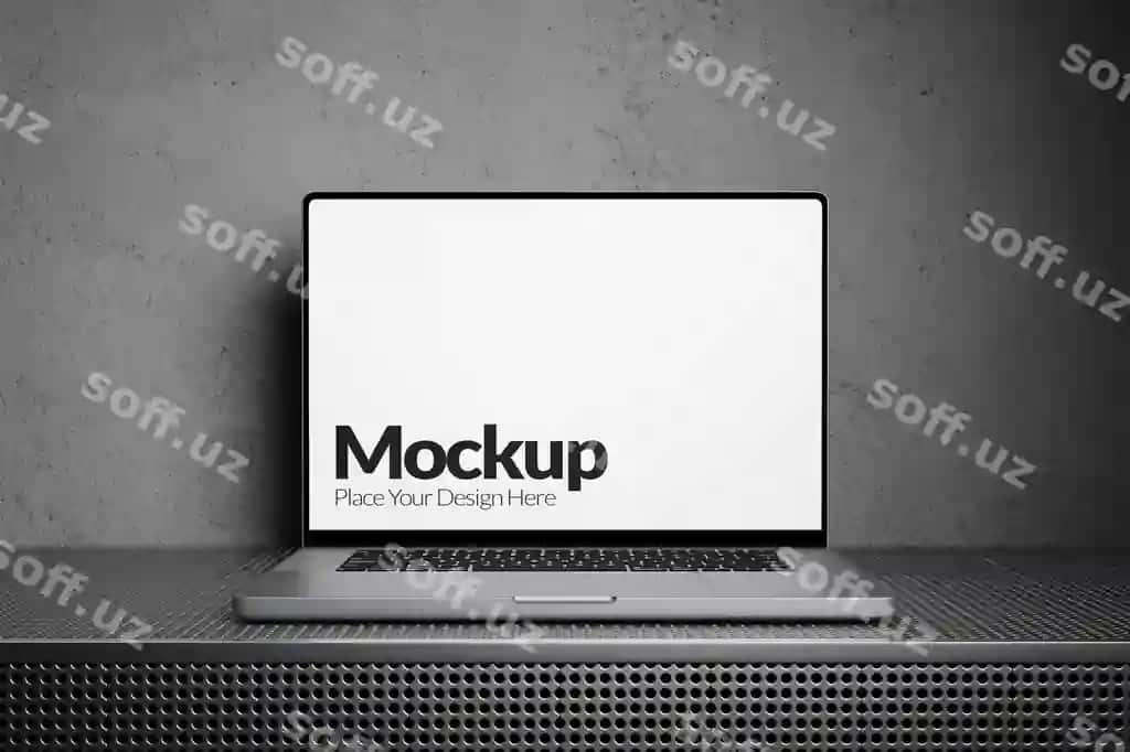 Noutbuk ekran modeli | Laptop screen mockup