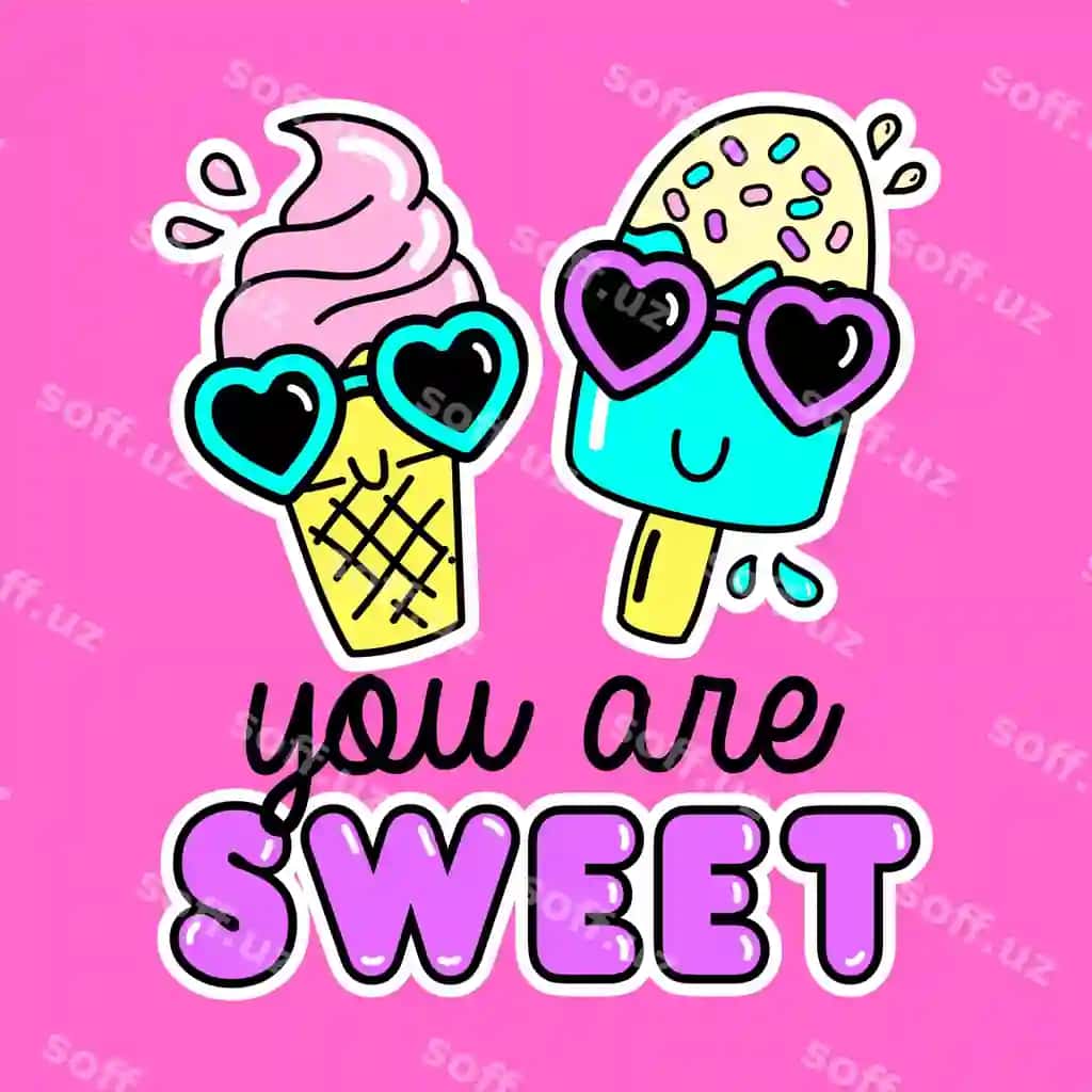 Vektor muz qatiq moda shirin | Vector ice cream fashion sweet