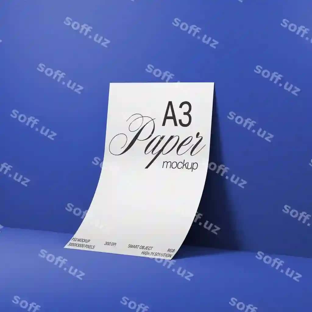 A3 paper mockup | A3 paper mockup