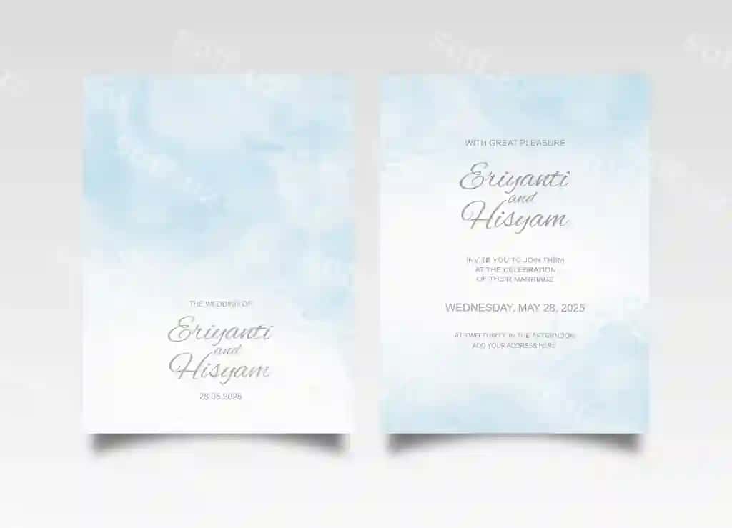 Chiroyli turmali kartasi akvaramuralar splsh bilan | Beautiful wedding card watercolor with splash