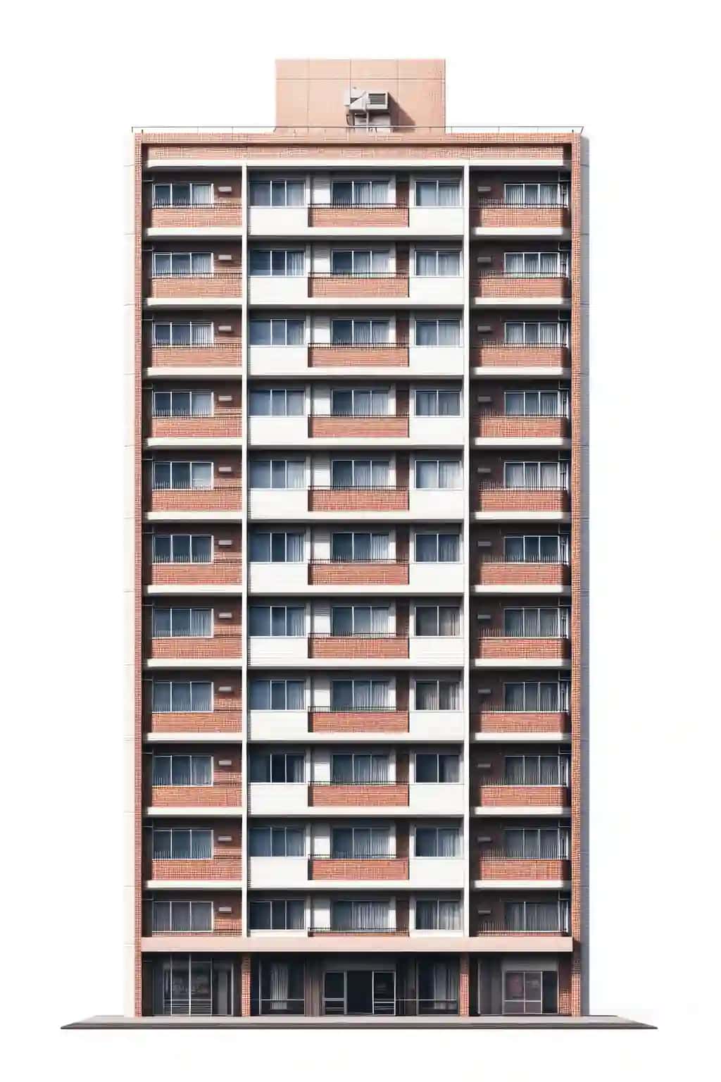 Yapon retro ko'p qavatli arxitektura binosi | Japanese retro high rise architecture building urban