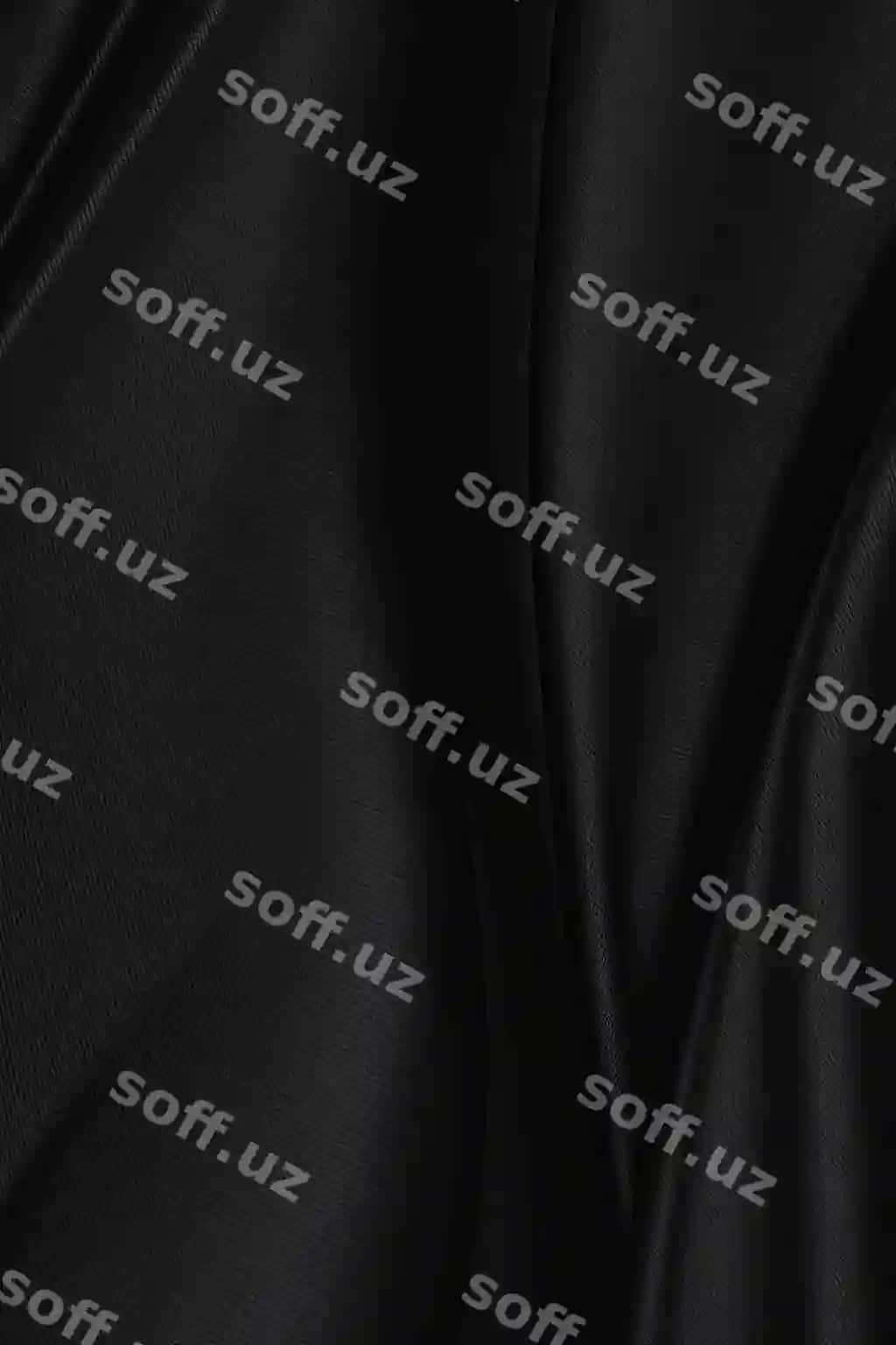 Qora ipak mato tuzilishi | Black silk fabric texture
