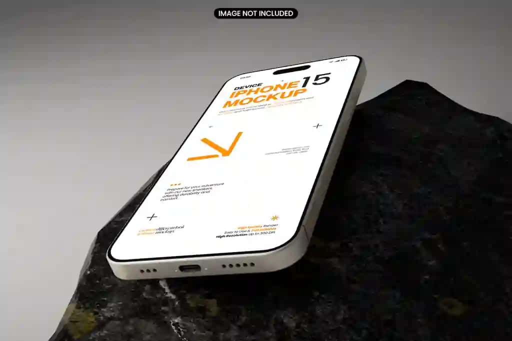 Iphone 15 maketi | Iphone 15 mockup