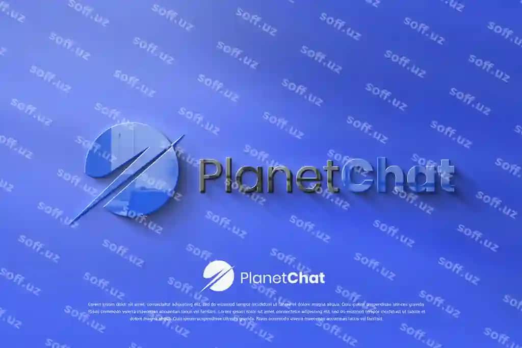 3D logotip maketi mustahkam fon | 3d logo mockup solid background