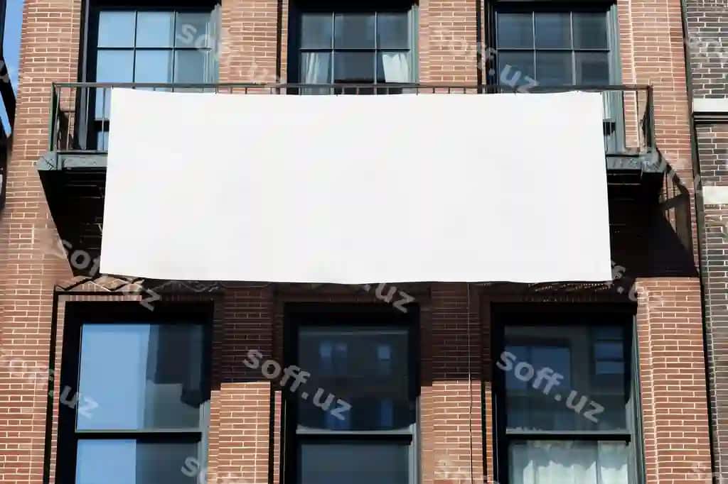 Uchuvchi baner balqoni | Flying banner balcony