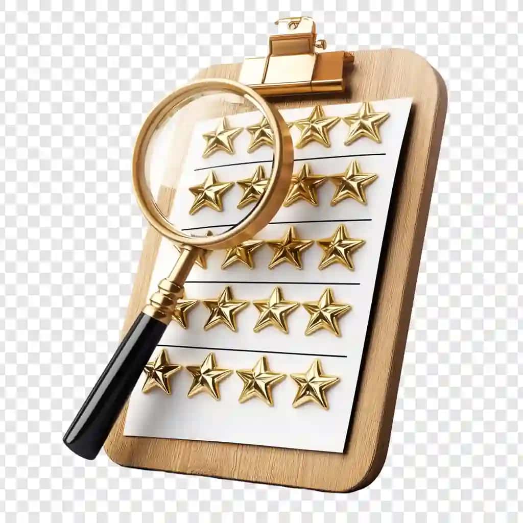 Besh yulduzli kattalashtiruvchi oyna | Magnifying glass five stars