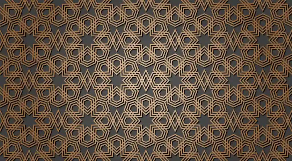 Ramazon oyidagi uzluksiz 3D islomiy naqsh arab uslubidagi vektor tasviri | Seamless 3d ramadan islamic pattern arabian style vector illustration