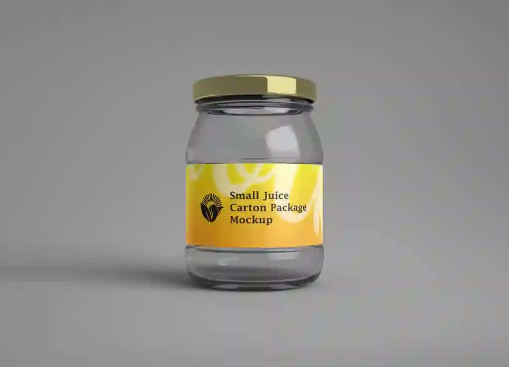 Kichik shisha idish | Small jar glass container