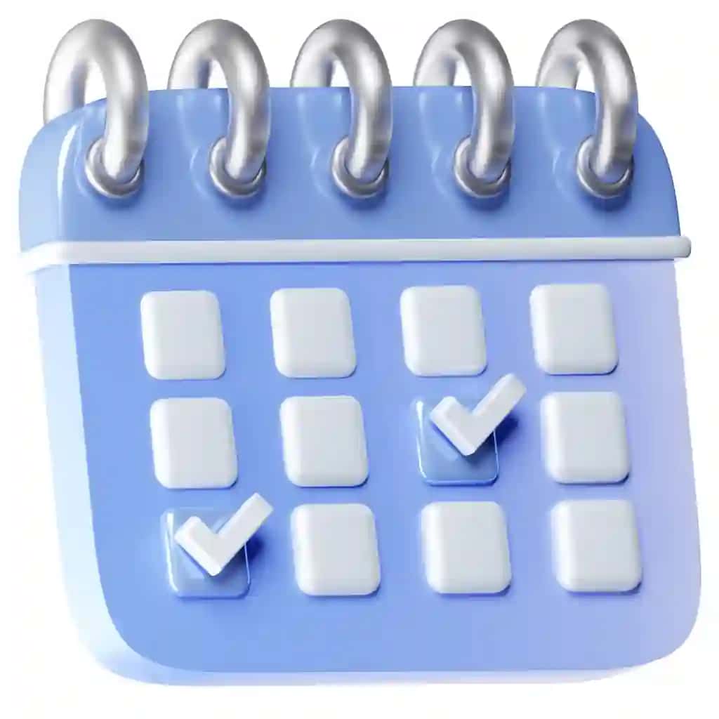 Biznes asboblar to'plami 3D sana vaqti belgisi | Business toolset pack 3d date time icon