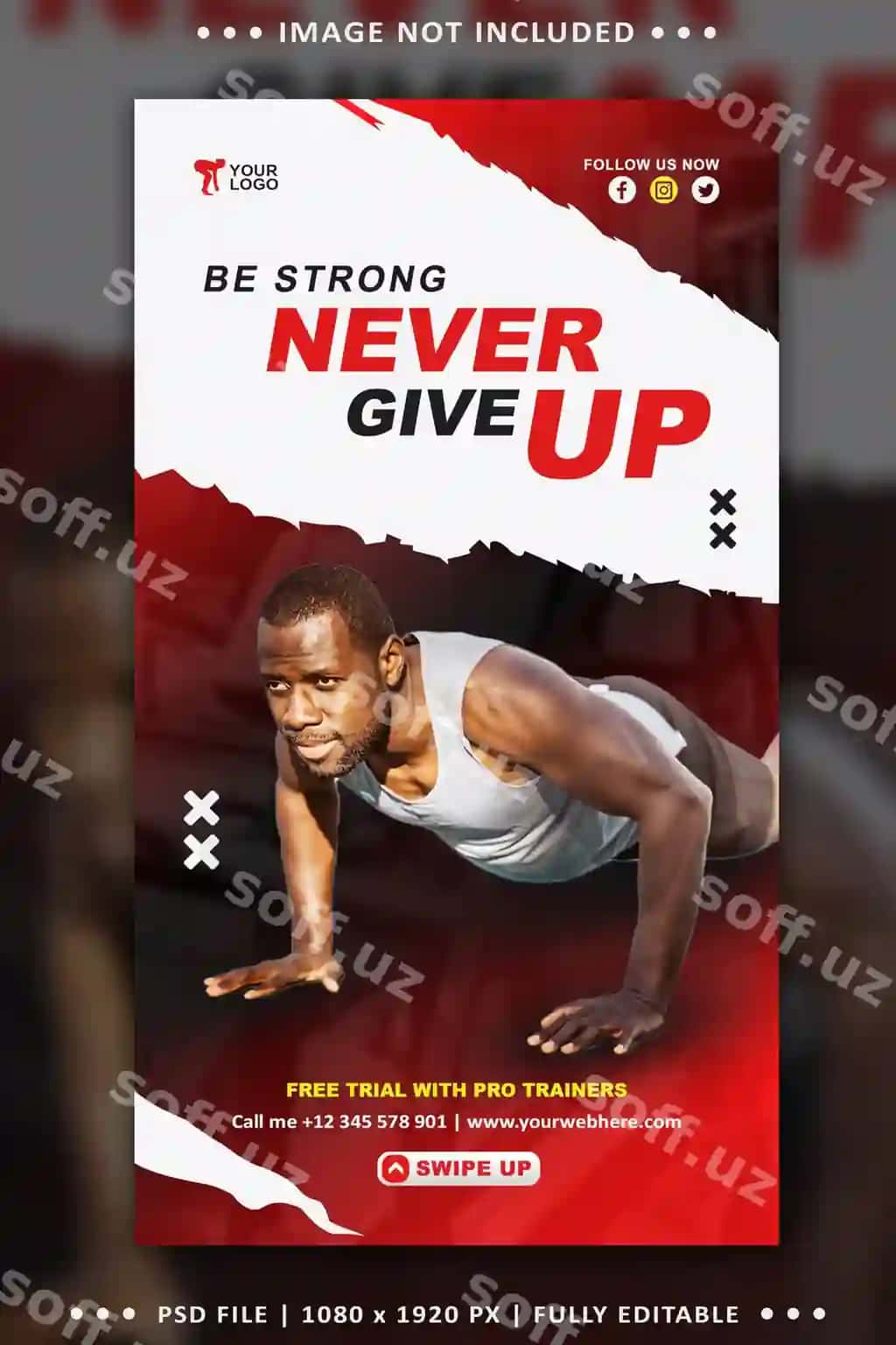 Sport varaqasi ijtimoiy media post banner shabloni | Sport flyer social media post banner template