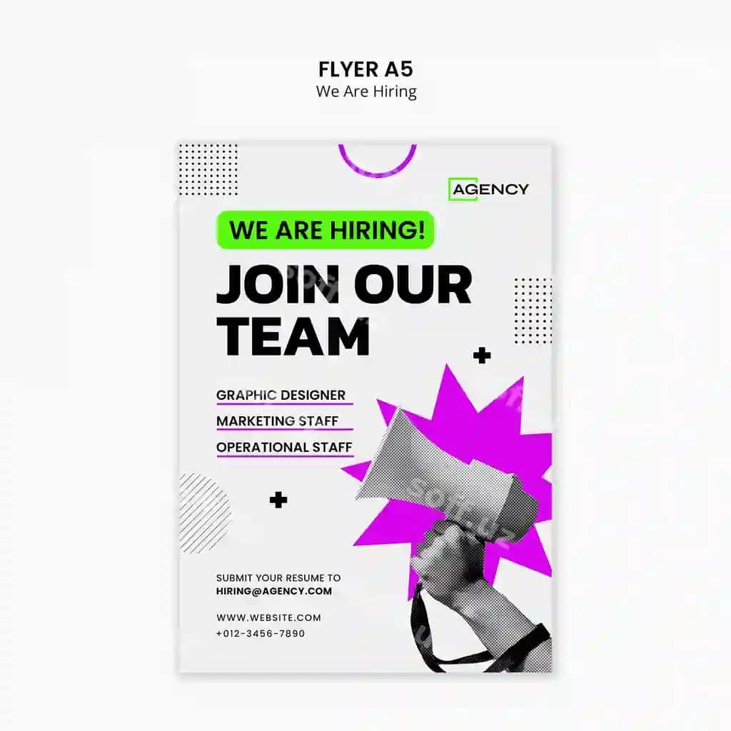 Ishga joylash e'lon shabloni | We are hiring announcement template