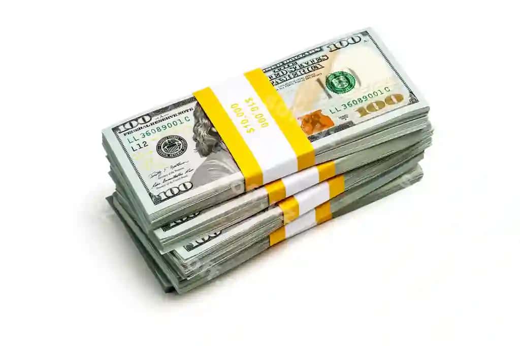 2013-yilgi nashr 100 AQSH dollari banknotlarining pachkalari | Bundles 100 us dollars 2013 edition banknotes