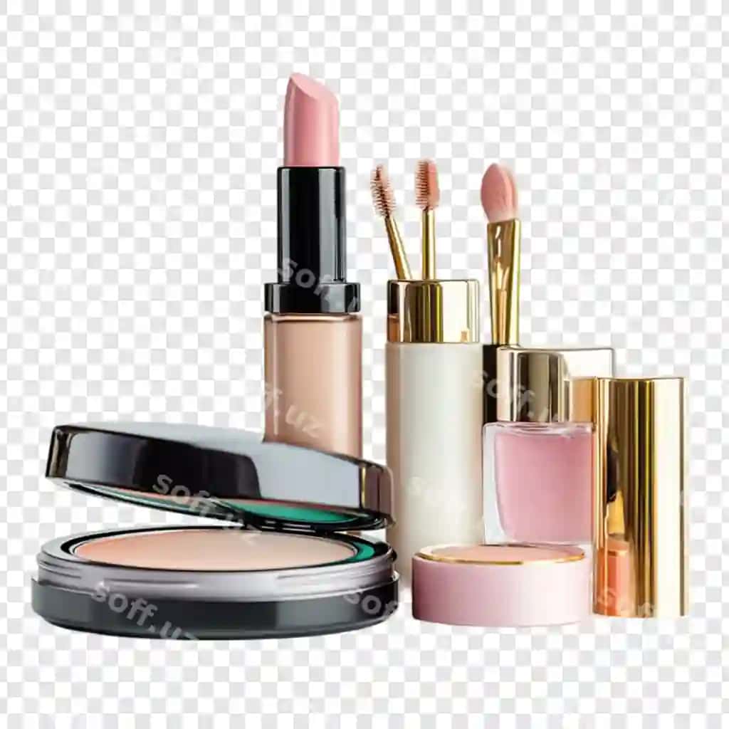 Pardoz to'plami go'zallik mahsulotlari lab bo'yog'i kukunli poydevor cho'tkalari | Makeup collection beauty products lipstick powder foundation brushes