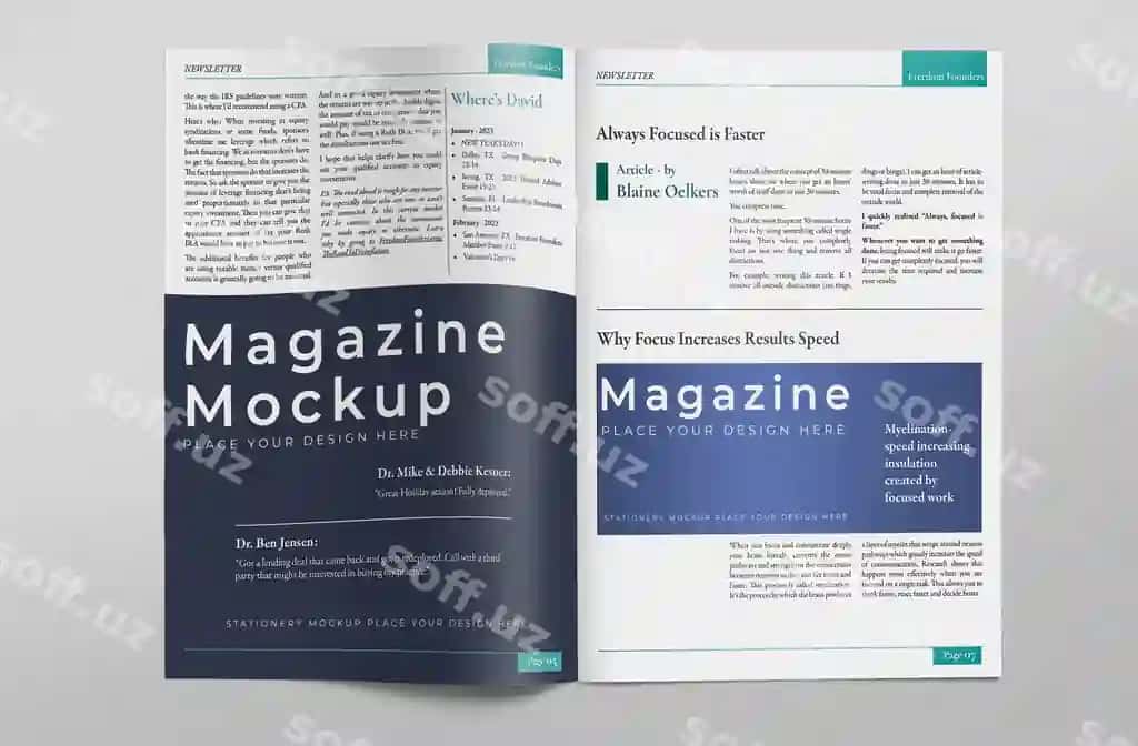 Jurnal maketi | Magazine mockup
