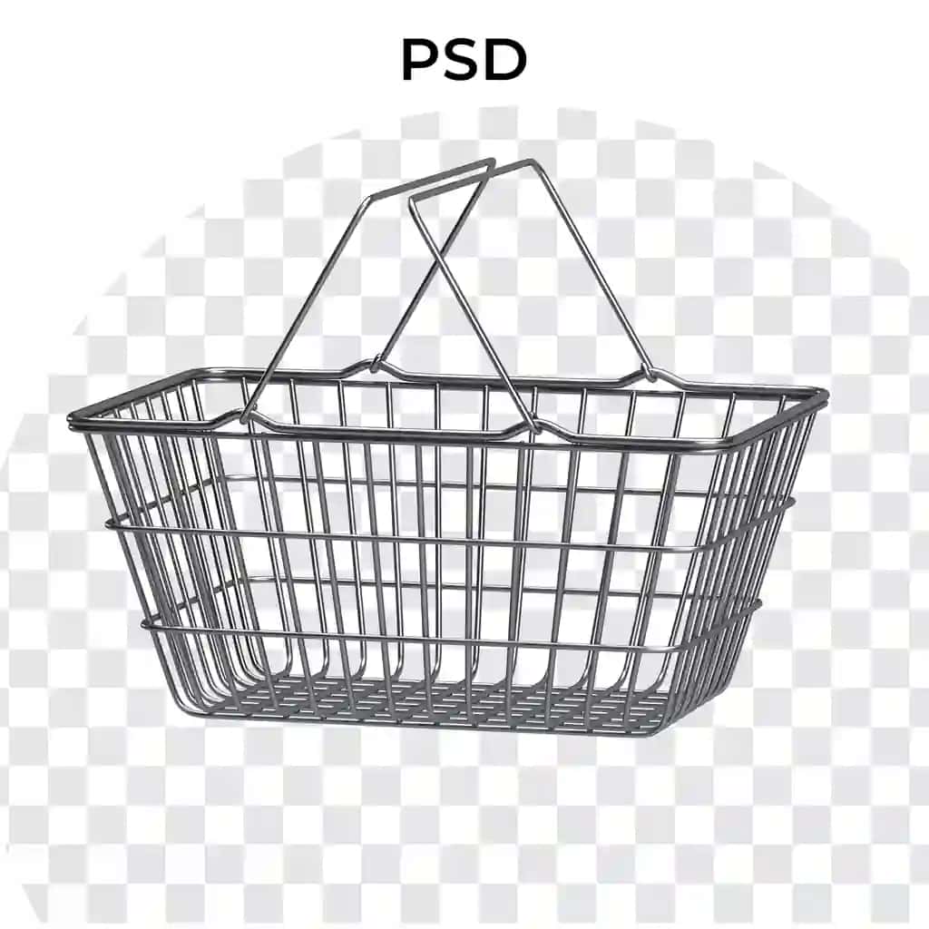 Psd it so'zi bilan savat | Basket with word psd it