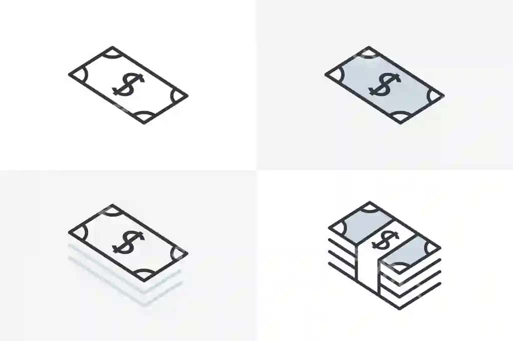 Pul naqt ikonka bundel komplekt naqt dollar belgisi valyuta vektor illustratsiya | Money cash icon bundle set cash dollar sign currency vector illustration