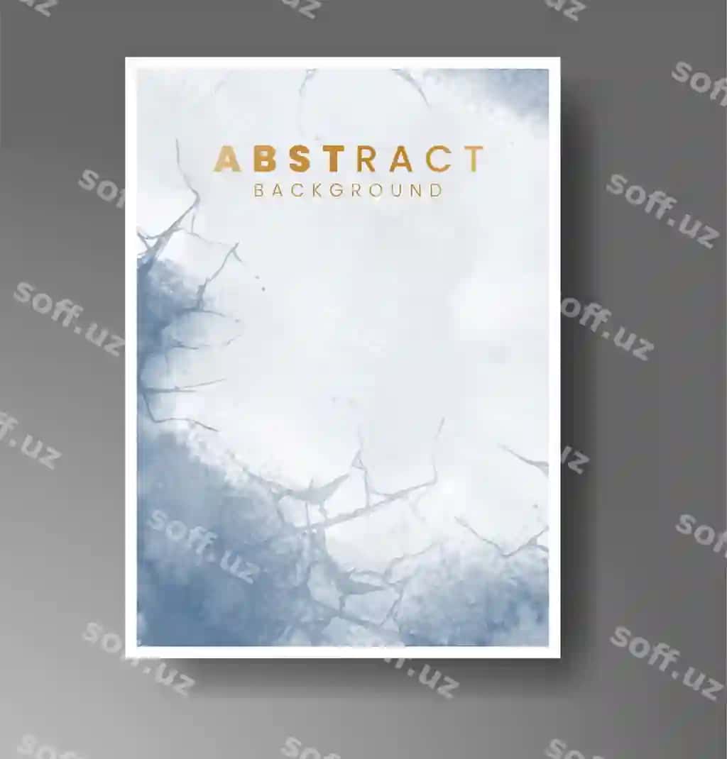 Jild shabloni suvarli rangli orqa fonda dizayn, siz jild sanangiz. | Cover template with watercolor background design your cover date