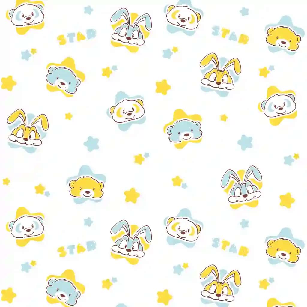 Naqshli ayiqlar quyon yulduzlari | Pattern bears bunnies stars