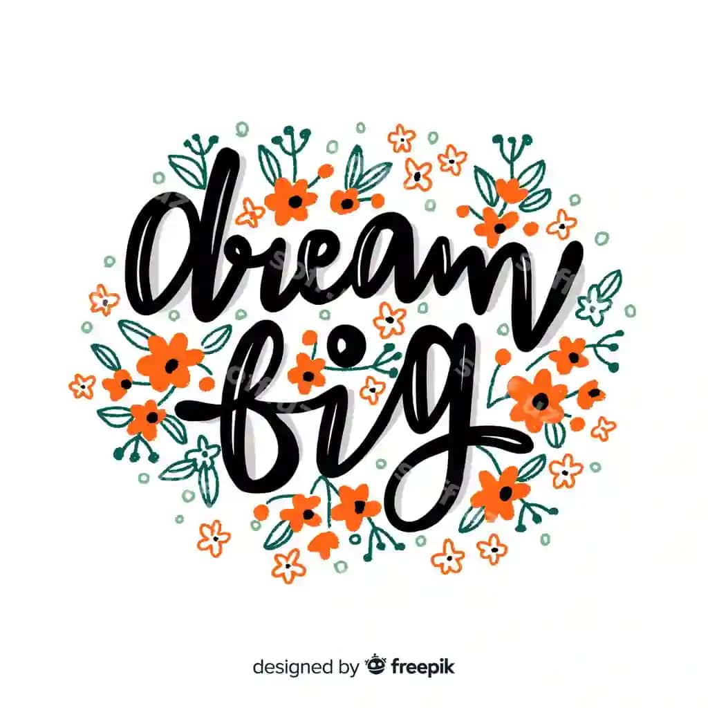 Musbat yozuv apelsin gullar bilan | Positive lettering with orange flowers