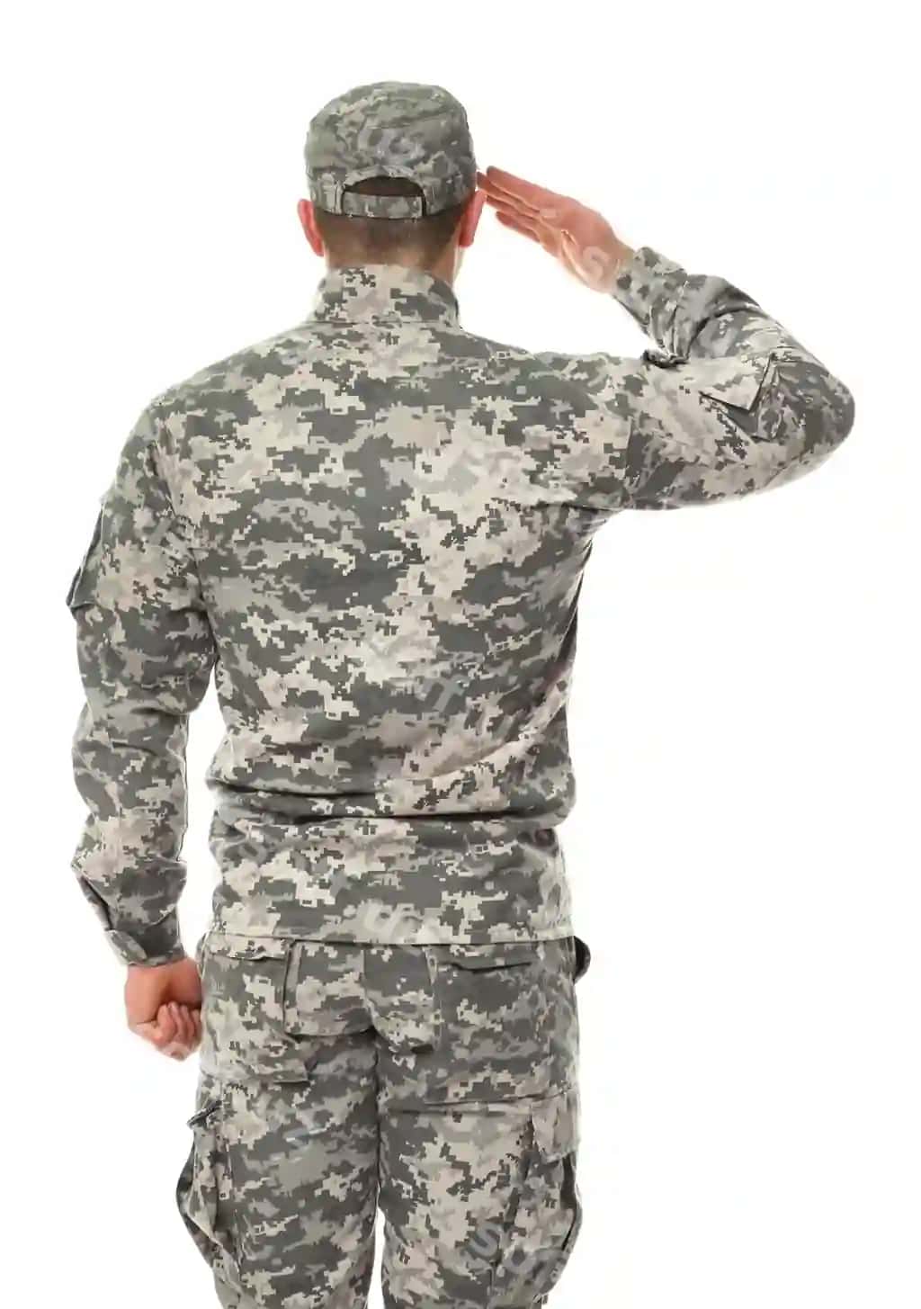 Salom beradigan askar maskirovkasi oq | Saluting soldier camouflage white