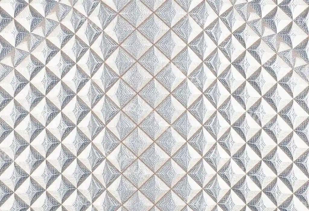 Naqshli romblar bilan oq geometrik naqsh | White geometric pattern with pattern diamonds