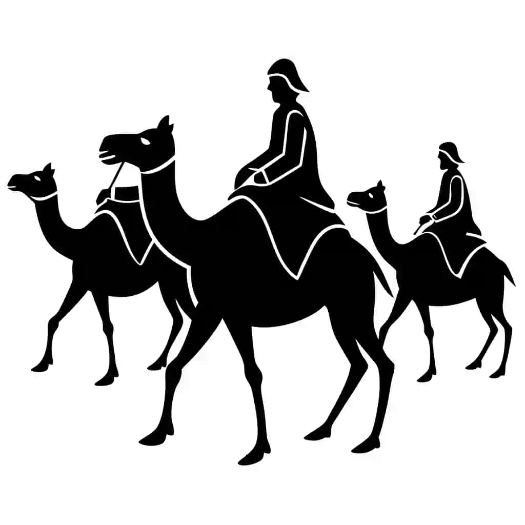 Shlyapa bilan tuya minayotgan odam | Man riding camel with hat it