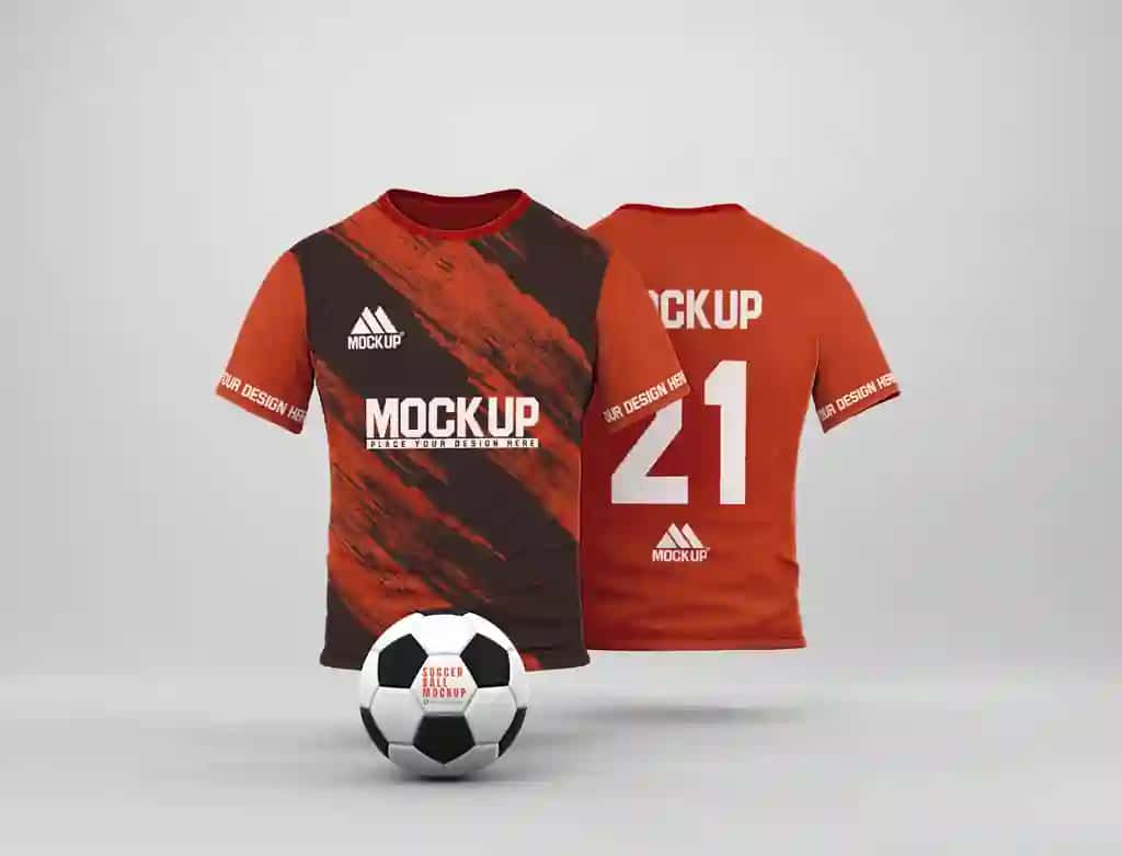 Futbol to'pi maket dizayni | Soccer ball mockup design