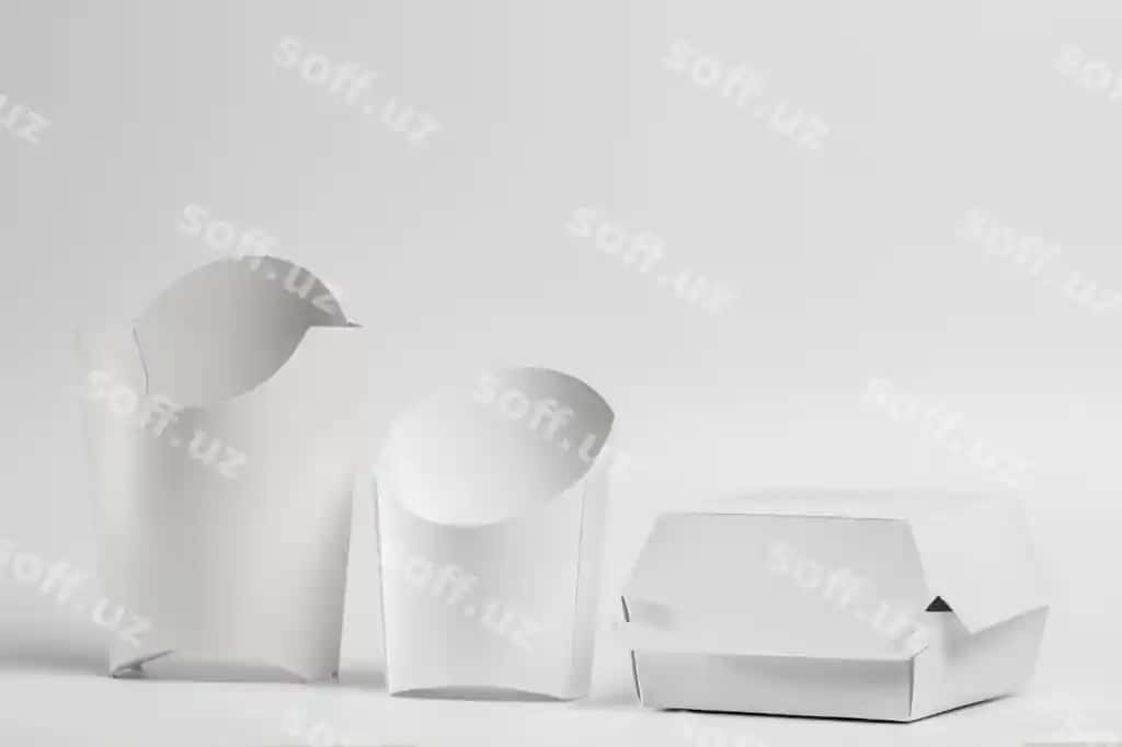 Fast food brendining maketi dizayni | Fast food branding mockup design