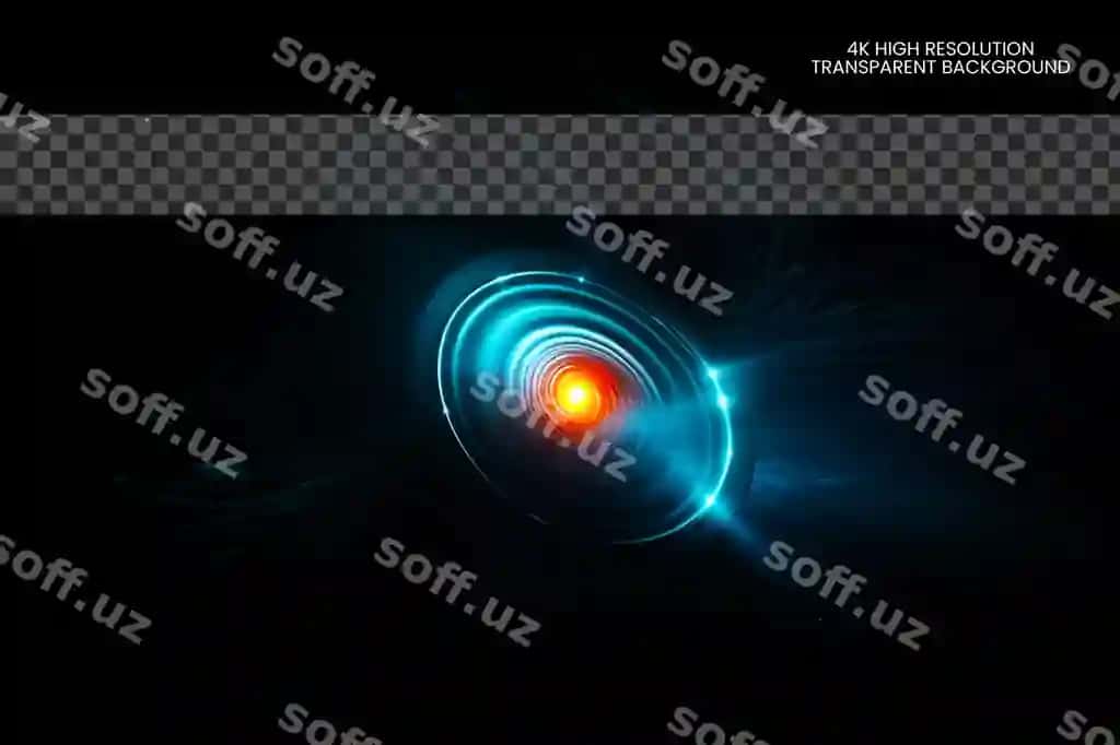 Magnetosfera sayyohiy jism atrofidagi hududa shaffof orqa fonda | Magnetosphere region surrounding celestial body transparent background