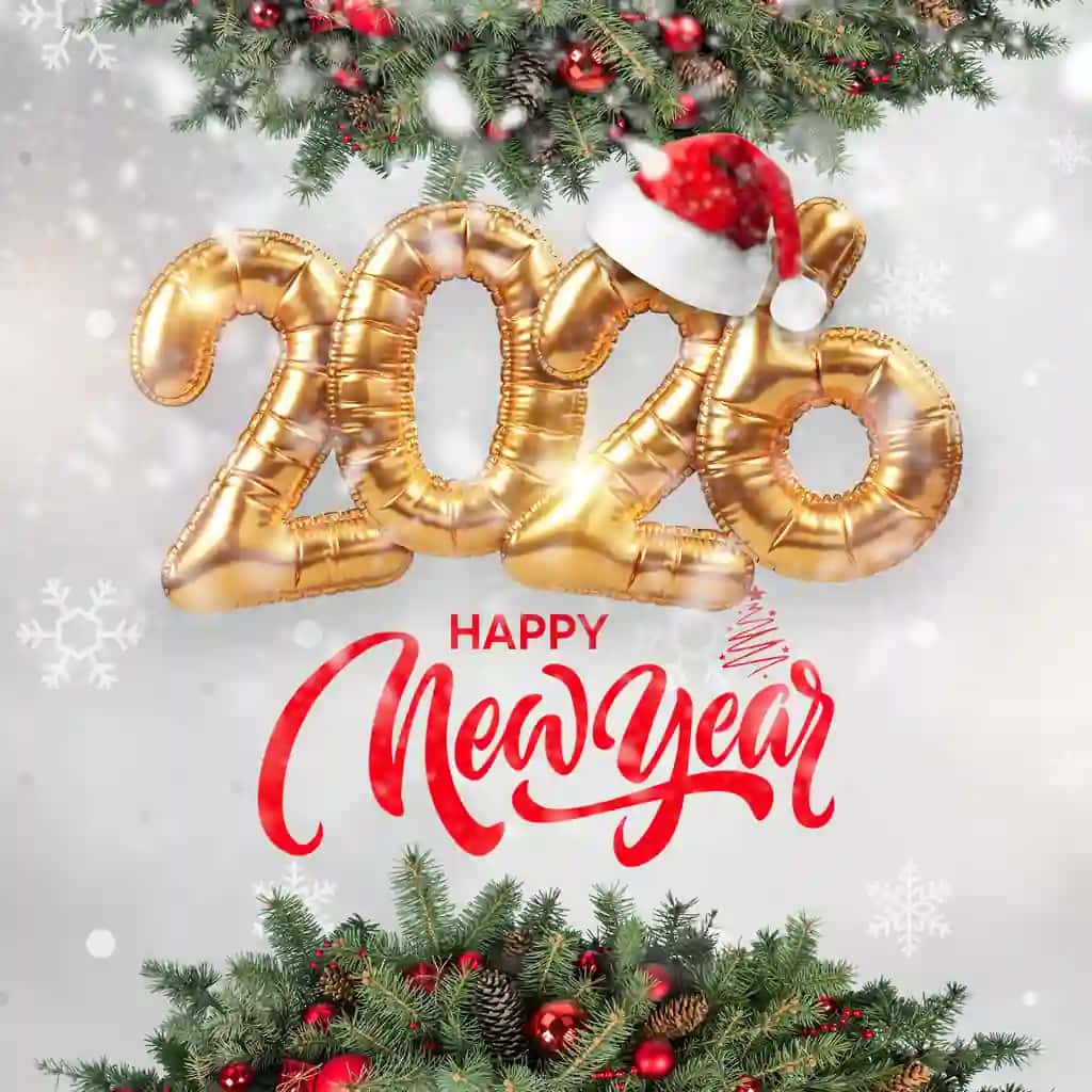 2026-yilgi yangi yilingiz bilan ijtimoiy tarmoqlardagi post shabloni | Happy new year 2026 social media post template
