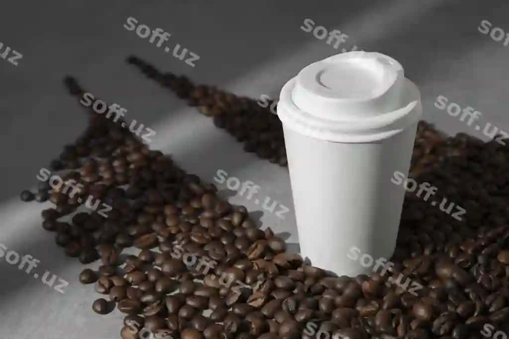 Poyiz kubok namunasi olib ketish | Disposable cup mockup take away
