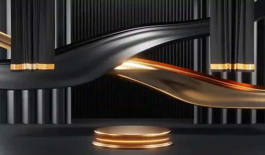 3D renderlash bo'sh mahsulot fon krem kosmetika zamonaviy qora podium fon | 3d rendering blank product background cream cosmetics modern black podium background