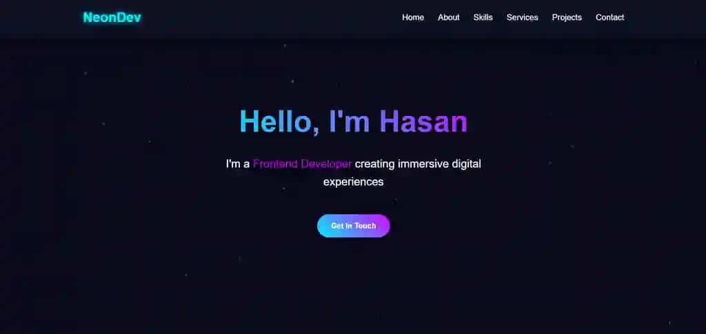 Portfolio website