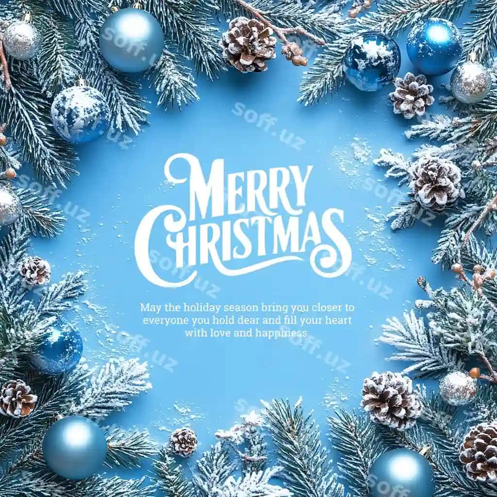 Rojdestvo muborak baner | Merry christmas banner