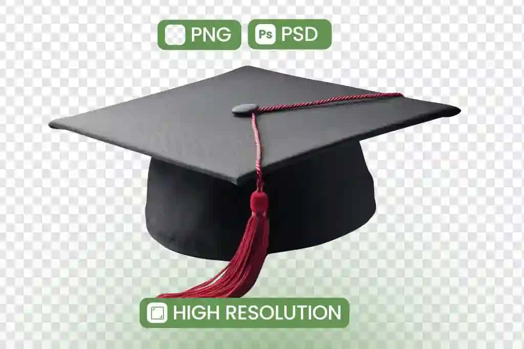 Yuqori aniqlikdagi bitiruv qopqog'ini png psd tasvirlarni mukammal akademik yuklab oling | Download highresolution graduation cap png psd images perfect academic