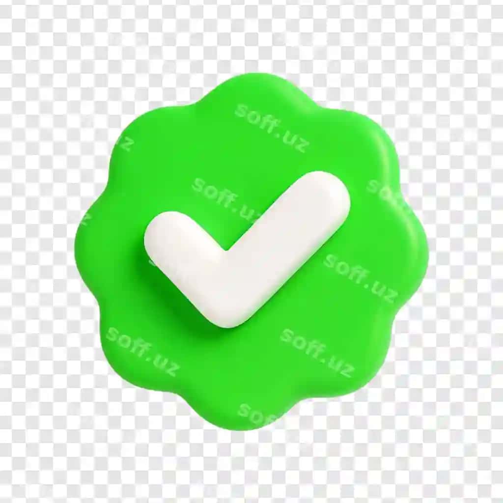 3D yashil tasdiqlangan tasdiq belgisi belgisi | 3d green verified check mark icon