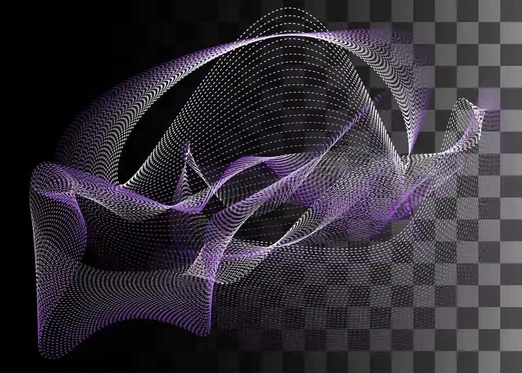 Mavhum dizayn elementi binafsha rang effekti vektor tasviri | Abstract design element purple color effect vector illustration