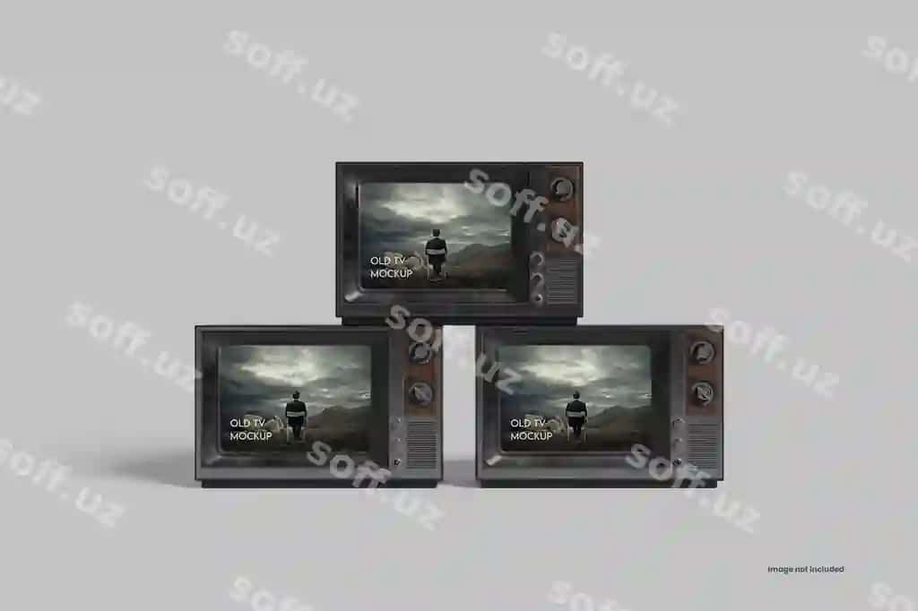 Eski TV mockup | Old tv mockup