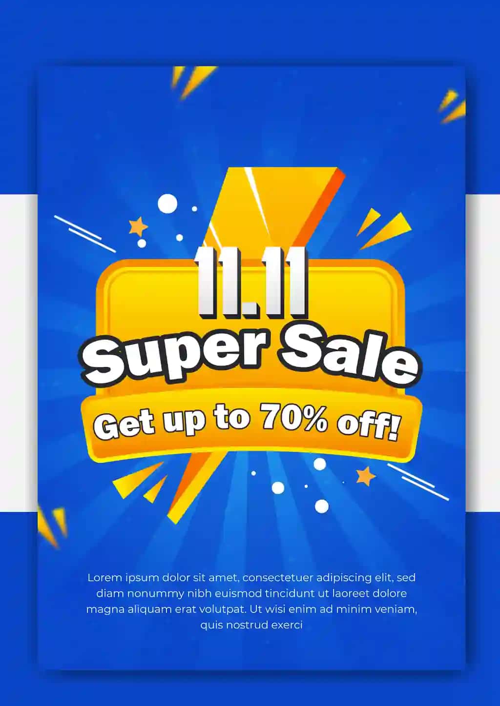 Super flesh savdo shablonlari dizayni | Super flash sale template design