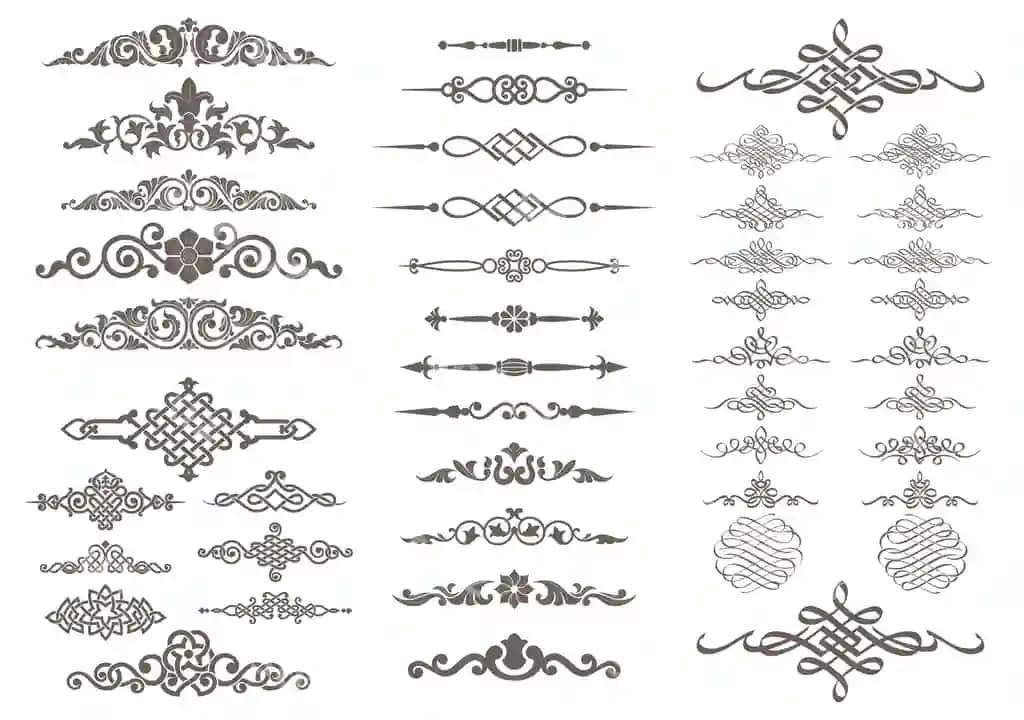 Qalamli bezatma dizayni | Calligraphic ornament design