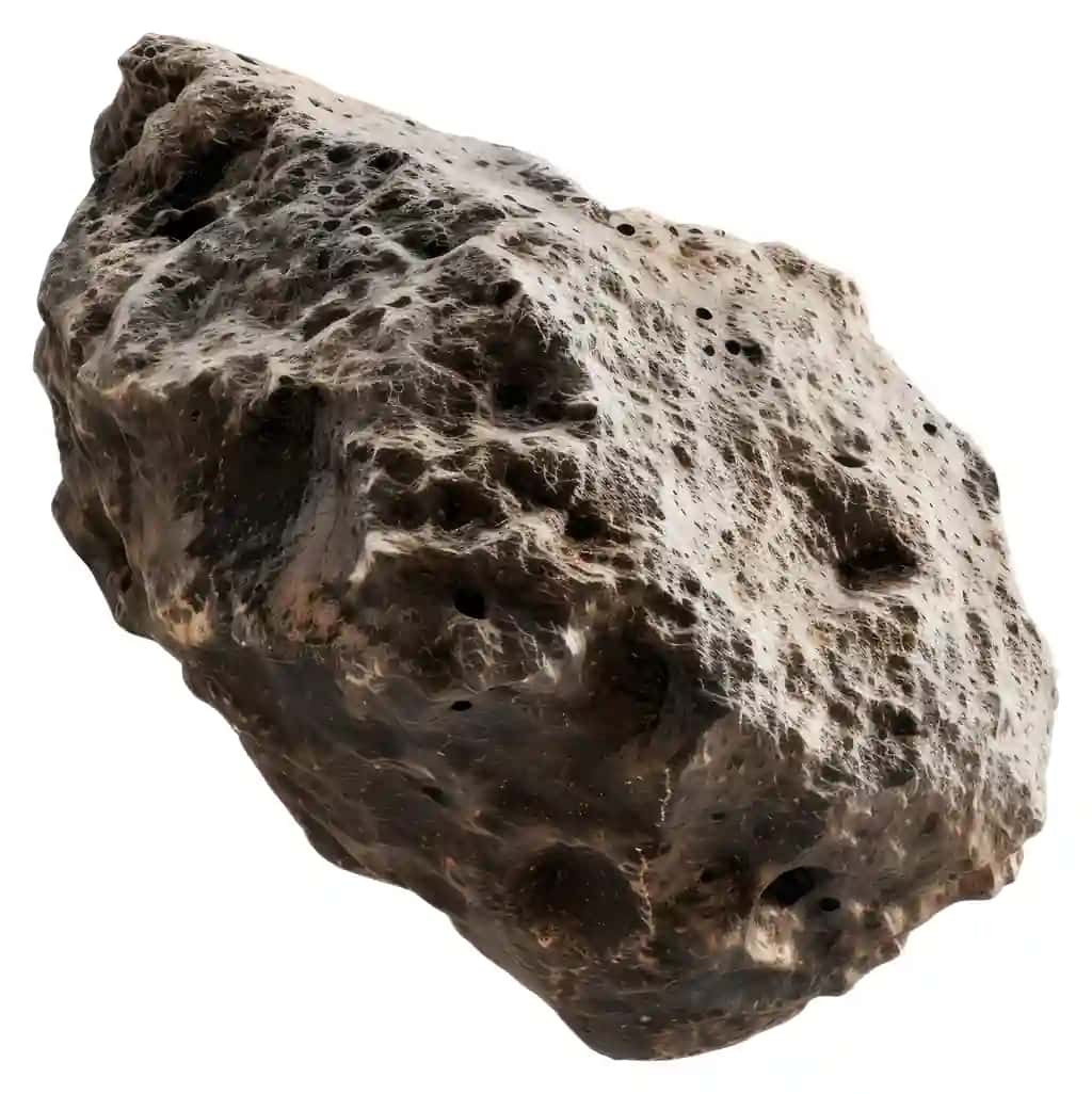 Png teksturali meteorit qoyasi | Png textured meteorite rock closeup