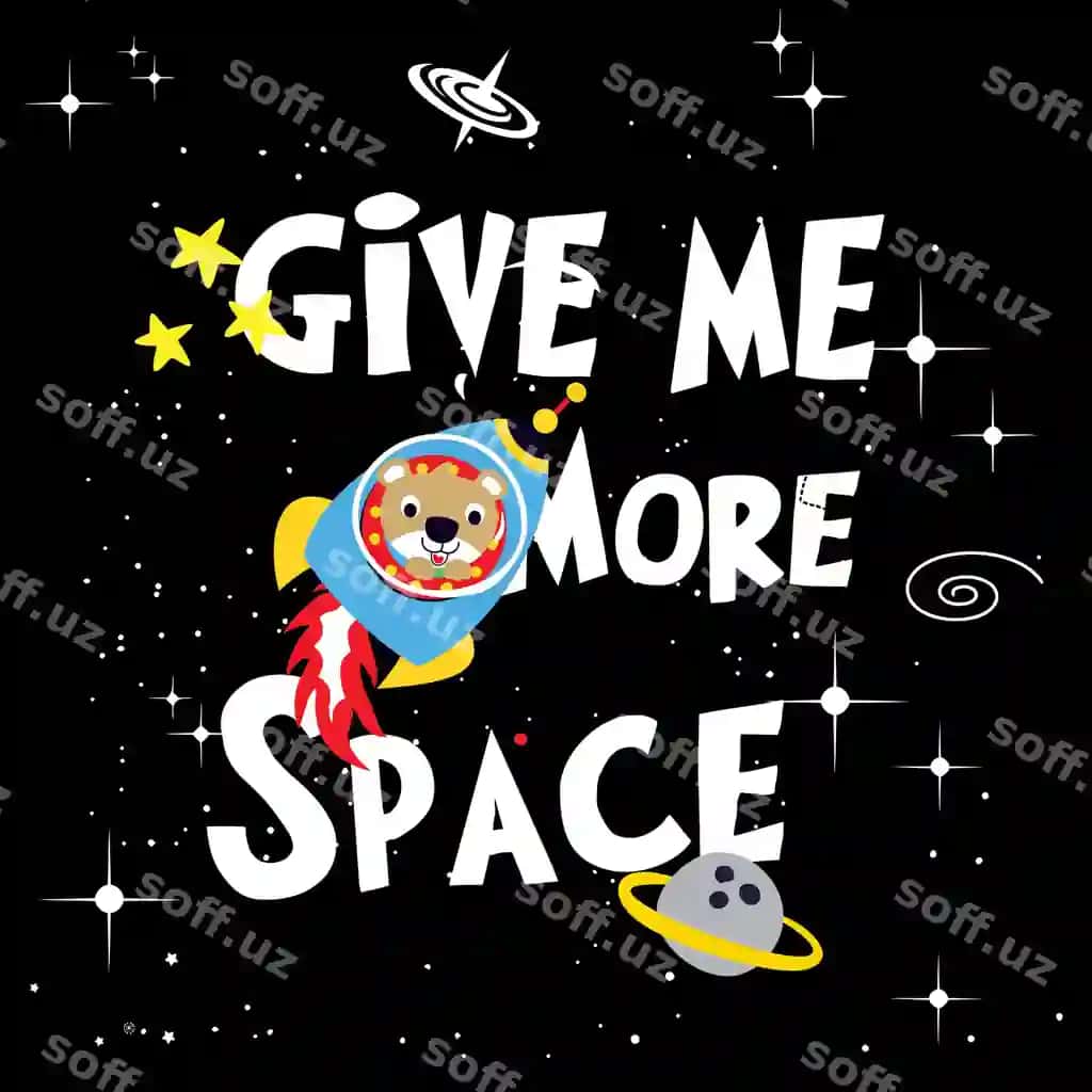 Kosmos astronauti ayiq karyakatur vektor | Space astronaut bear cartoon vector