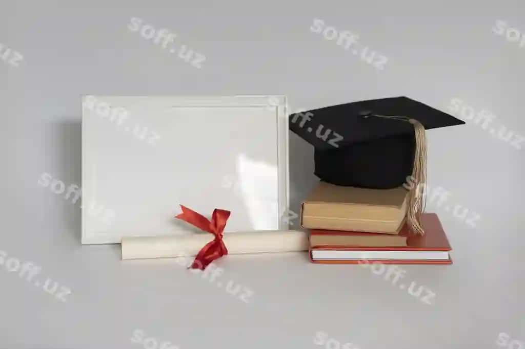 Bitirish ramkasi mockup dizayni | Graduation frame mockup design